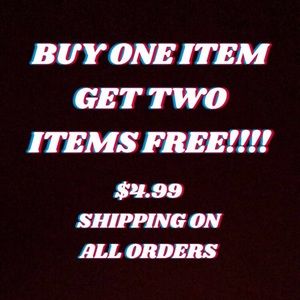 Buy one get TWO free